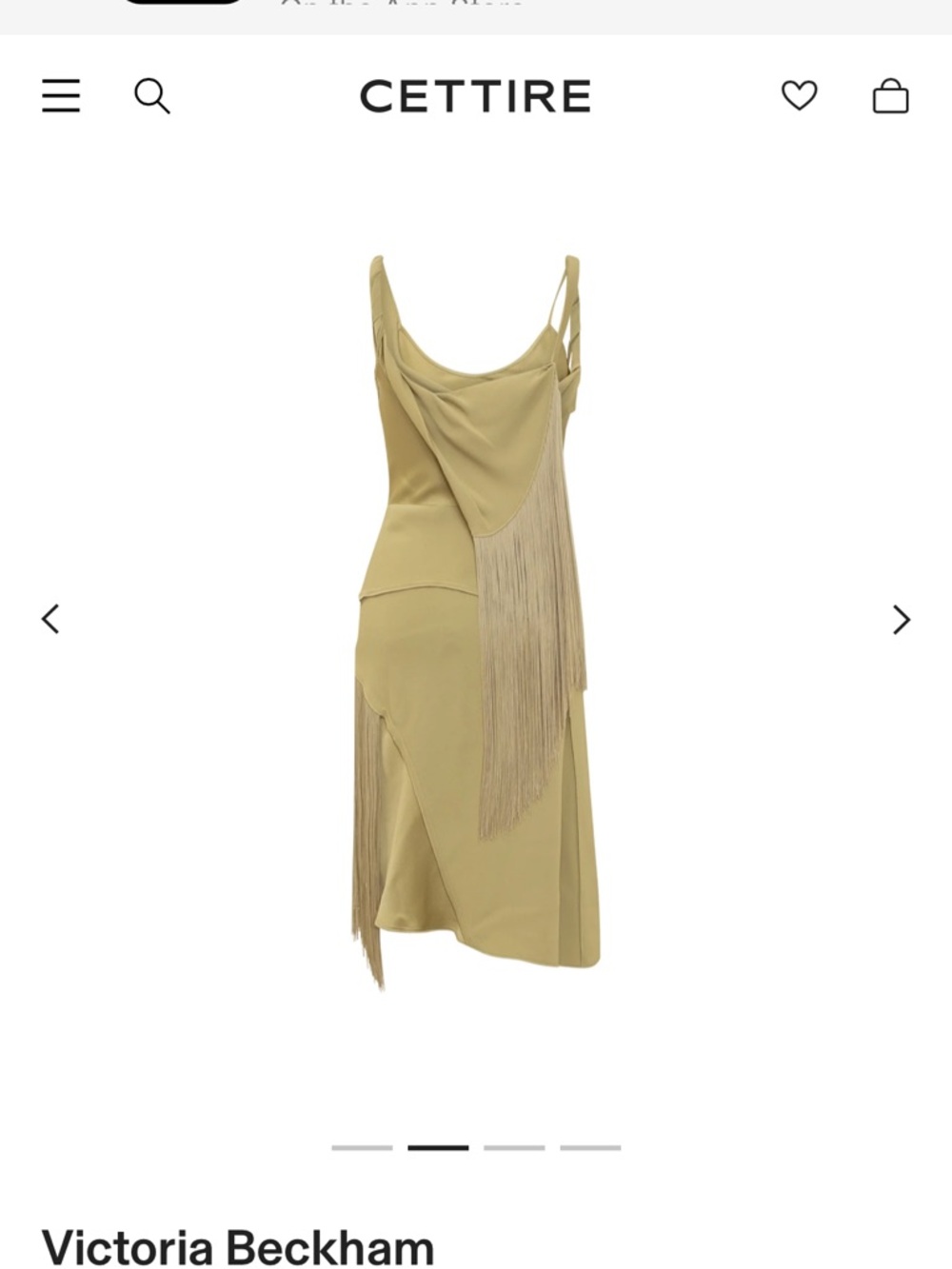 ISO: Victoria Beckham Fringe Midi Dress